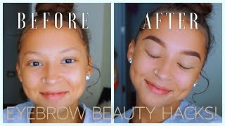 Eyebrow Tutorial for Thin Brows  BEGINNER FRIENDLY  Lexi Luxury [upl. by Nodyroc916]