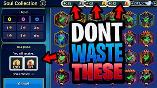 DONT Waste your SOUL COINS and ESSENCE with this Resource Management Guide for Raid Shadow Legends [upl. by Aratihc116]