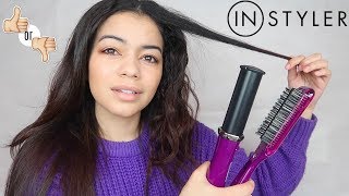 TESTING THE INSTYLER MAX ON CURLY HAIR  HONEST OPINION [upl. by Norvol931]