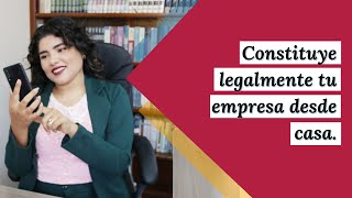 Cómo constituir una empresa online en Perú [upl. by Sonitnatsnok]