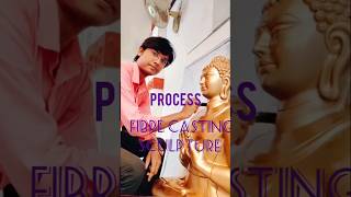 How to do Fibre casting meditationmusic peace sculpture buddha acrylicpainting [upl. by Nyrhtak]