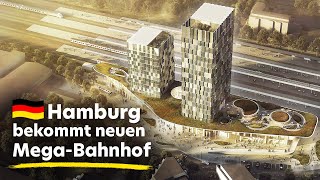 Deutschlands neue MegaBahnhöfe Übertrifft Hamburgs Hauptbahnhof alles [upl. by Stahl]