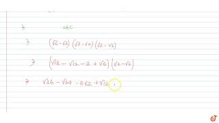 If asqrt6sqrt3 bsqrt3sqrt2 and csqrt2sqrt6 then find the value of a3 [upl. by Buchanan]