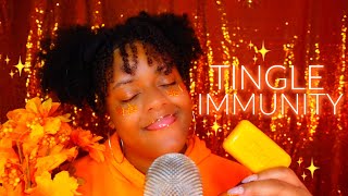 ASMR 🧡✨Relaxing Triggers to Help Cure Your Tingle Immunity🍊🍑✨  A Bit Chaotic amp Tingly 😁 [upl. by Micheline672]