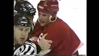 Chris Chelios vs Steve Yzerman [upl. by Herbie]