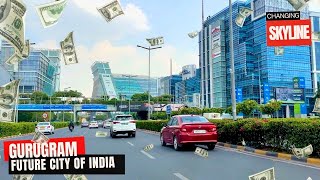 Gurugram Amazing Transformation Gurgaon Skyline is Changing Forever DLF Cyber City to Ambience Mall [upl. by Alurta]