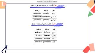 الفرق بين الانجليزيه الامريكيه والانجليزيه البريطانيه في الكلمات American English and British [upl. by Nnasus185]