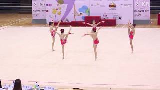 2017 Singapore Gymnastics National Championships  Level 2 Group Freehand [upl. by Bevan]