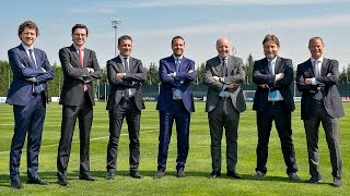 Juventus Marotta e Paratici fino al 2018  Marotta and Paratici extend contracts until 2018 [upl. by Ytsihc]