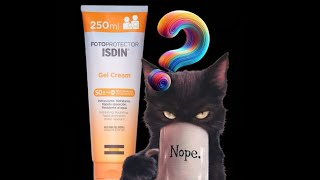 Isdin fotoprotector Gel Cream spf 50 reseñaopinión [upl. by Allicserp]