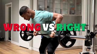 BentOver Barbell Row  Proper Form for a Bigger Back [upl. by Analrahc611]