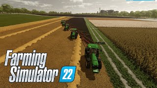 Five plows in FS22  Farming Simulator 22 game play  fs22 [upl. by Aveline88]