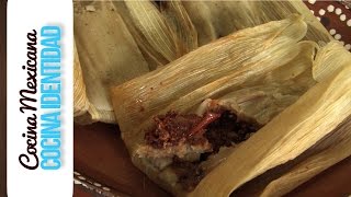 Receta de Tamales de Chile  ¿Cómo hacer tamales rojos Yuri de Gortari [upl. by Ira]