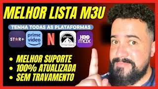 MELHOR LISTA M3ULISTA M3U GRATIS 2024LISTA M3U IPTVLISTAS IPTVLISTA M3U GRATISM3U IPTV [upl. by Orteip]