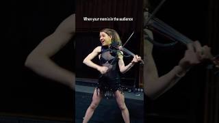 Lindsey Stirling  mum in the audience shorts violinist [upl. by Noellyn476]