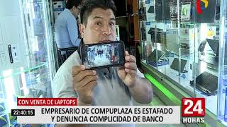 Revelan nuevas imágenes y audios de estafadores en Compuplaza [upl. by Lemart]