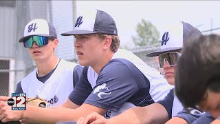 HS Baseball D3 District Final  Hemlock scores three runs in first inning to move past Valley Lu [upl. by Araed]