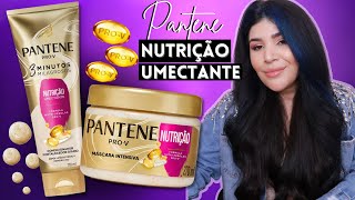 🩷NOVO PANTENE NUTRIÇÃO UMECTANTE com NutriPérolas ProV para cabelos 100 fortes Low Poo [upl. by Frech]