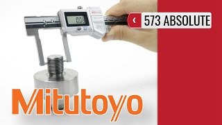 Mitutoyo Neck Caliper Series 573 ABSOLUTE Digimatic product video presentation [upl. by Kristo]