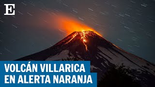 CHILE  Declaran alerta naranja por actividad del volcán Villarrica  EL PAÍS [upl. by Eiliah]