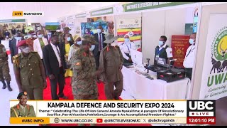 MUSEVENIS ARRIVAL AT THE KAMPALA DEFENCE amp SECURITY EXPO IN MUNYONYO [upl. by Clercq877]