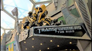 Universal Studios Singapore  Transformers Ride 3D  Front Seat  POV [upl. by Ettinger]