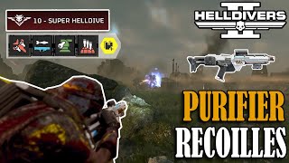 Helldivers 2  Purifier new Burst is actually GOOD Super Helldive Difficulty Automaton [upl. by Judenberg]