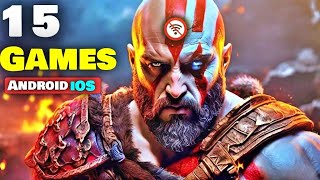 Top 15 Games Like GOD OF WAR For AndroidiOS  High Graphics RPG Games for iOS and Android 2024 [upl. by Leima]