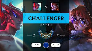 Challenger Match Over 10000 LP  EUW server Patch 1417 [upl. by Animahs364]