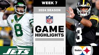 New York Jets vs Pittsburgh Steelers Game Highlights  NFL 2024 Season Week 7 [upl. by Marleah347]