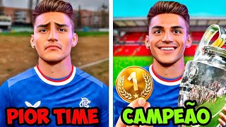 VENCENDO A CHAMPIONS LEAGUE com O PIOR TIME  FIFA 23 Feat isanazario7 [upl. by Aihsekan]