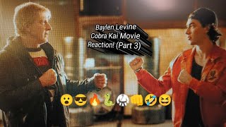 Baylen Levine Cobra Kai Movie Reaction Part 3 [upl. by Morgana]