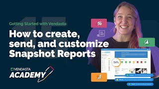 Create send and customize Snapshot Reports  Vendasta Tutorial  Vendasta Academy [upl. by Martinsen54]