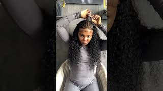 Pre Braided Deepwave Wig wigtutorial wiginstall wiginfluencer prebraidedwig geetawig deepwave [upl. by Akinam]