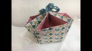 DIY Einen super leichten Korb nähen in nur 15 Minuten  Super easy Tieup Fabric Basket [upl. by Yenwat]