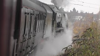 46233 Duchess of Sutherland  London Kings Cross to Lincoln amp Return 11216 [upl. by Vonnie407]