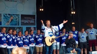 TrÃ¶jan i BIK  Tobias Frisk  Live Karlskogafesten 2015 [upl. by Atimad]