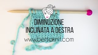 Diminuzione inclinata a destra [upl. by Concoff500]