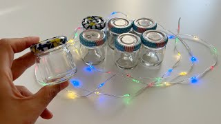 Unusual Idea with Tiny Glass Jars Do it yourself Recycle ASMR [upl. by Ykciv280]