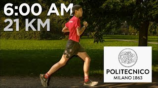 Mezza MARATONA e Giornata in Università VLOG POLITECNICO MILANO [upl. by Batsheva]