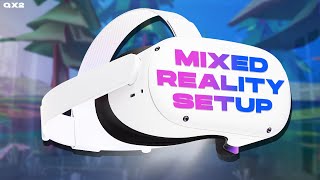 Oculus Quest 2 New Feature Mixed Reality Room Setup [upl. by Aileon552]