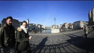 Grossmünster Zurich Zwingli Church 360 [upl. by Colville]