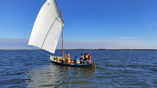 Régate en pinasse sur le Bassin dArcachon avec lassociation quotPinassotelaudengeoisequot 33 [upl. by Solley]