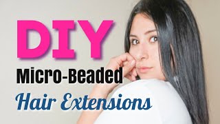 How To  Micro Loc Extensions Human Hair  Microlocs Installation Tutorial [upl. by Raffaello]