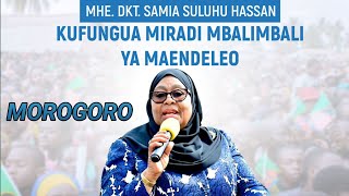 🔴🅻🅸🆅🅴 MOROGORO  RAIS DKT SAMIA ANAZINDUA KAMPENI YA TUTUNZANE WILAYANI MVOMERO [upl. by Merth415]