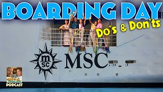 MSC Boarding Day Dos amp Donts [upl. by Sukcirdor284]