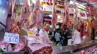 Street Food and Fresh Food Ballarò Market in Palermo Sicily Italy [upl. by Aciretal339]