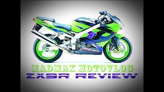 Kawasaki Ninja ZX9R 900cc Review  Full Ride and Video Review  Riding Kawasaki ZX9R Motorcycle [upl. by Dahl]