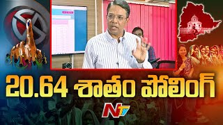 2064 Voter Turnout Recorded Till 11 AM Telangana CEO Vikas Raj  Ntv [upl. by Konstantine927]