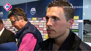 Feyenoordspeler Wesley Verhoek na afloop van de wedstrijd ADOFeyenoord [upl. by Akkimat462]